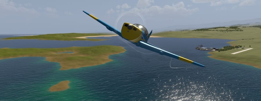 Coastline flight simulator прохождение